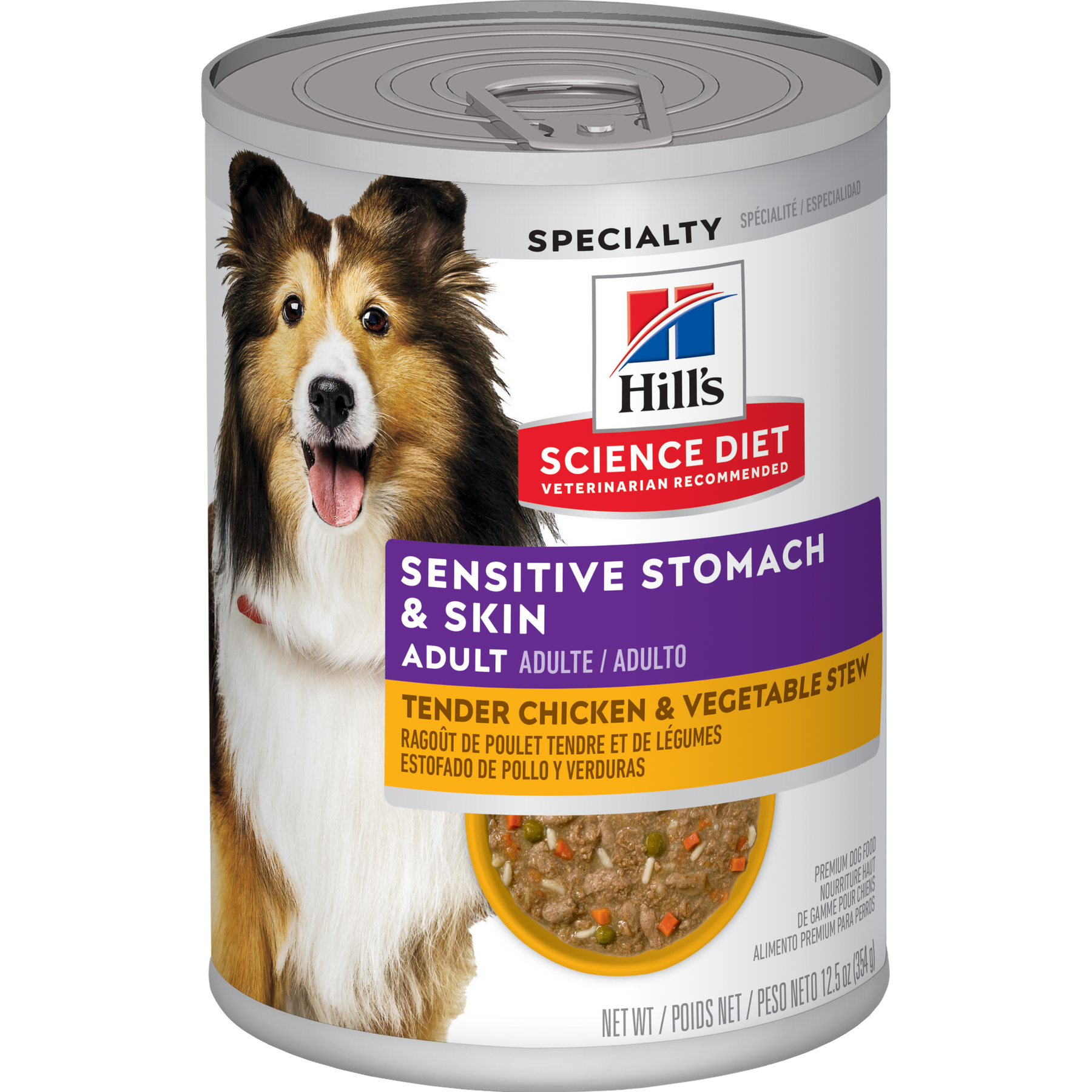 Hill's Science Diet - Sensitive Stomach & Skin Tender Chicken & Vegetable Stew Dog Food - Southern Agriculture 