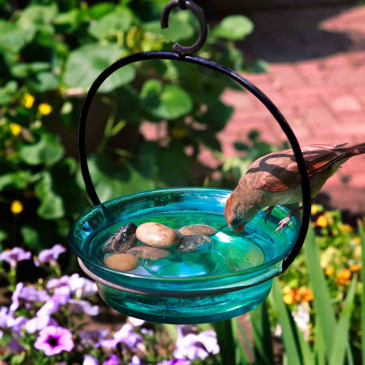 Couronne Co - Mosiac Birds Bird Feeder or Bath