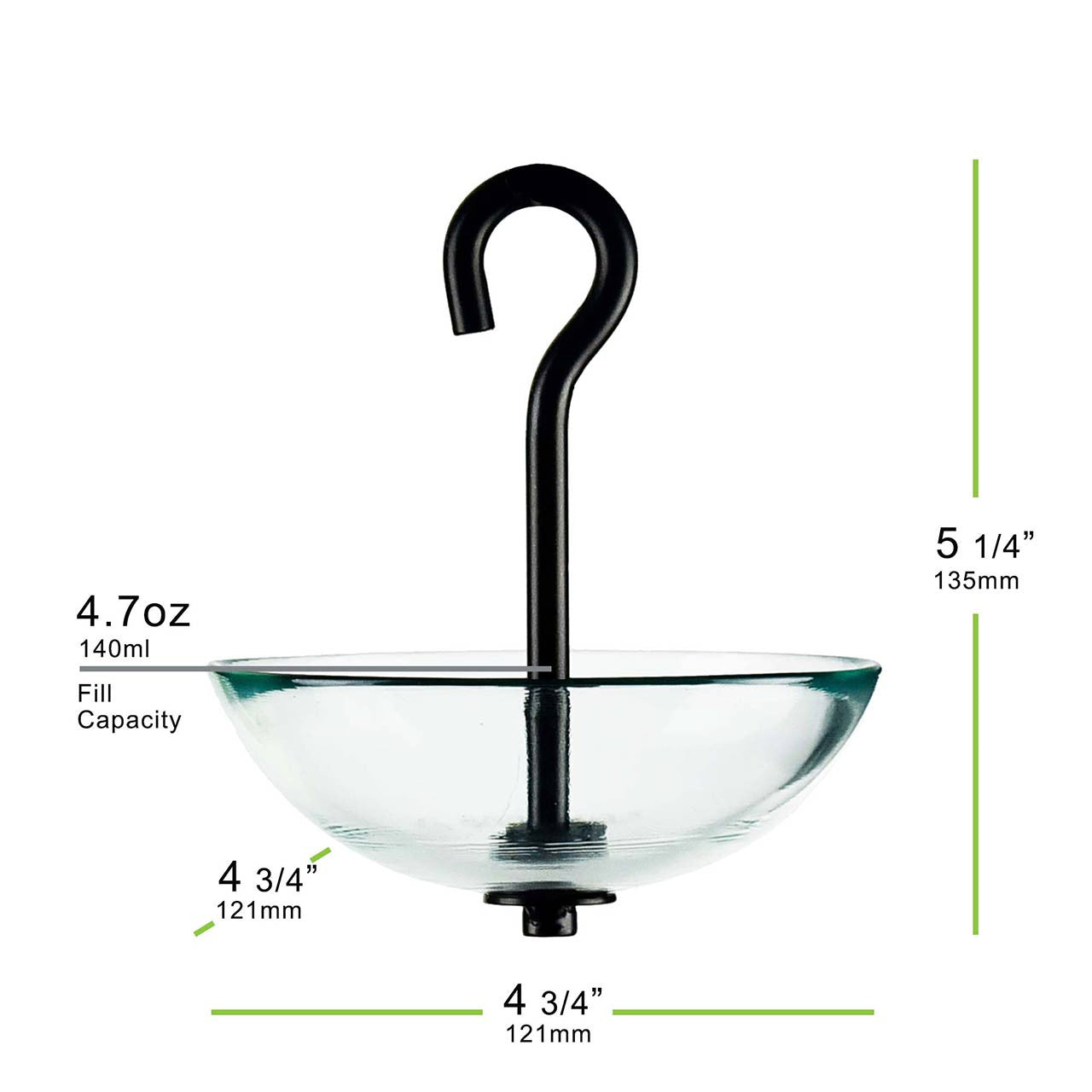 Couronne Co - Bird Feeder Mosiac Birds Single Hanging Poppy