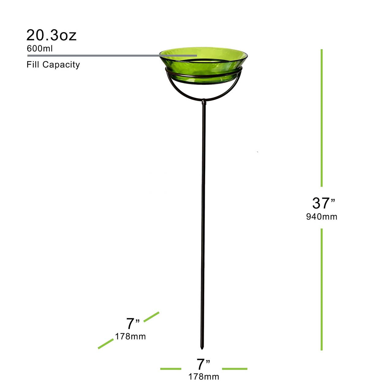 Couronne Co - Garden Stake Baffle Mosiac