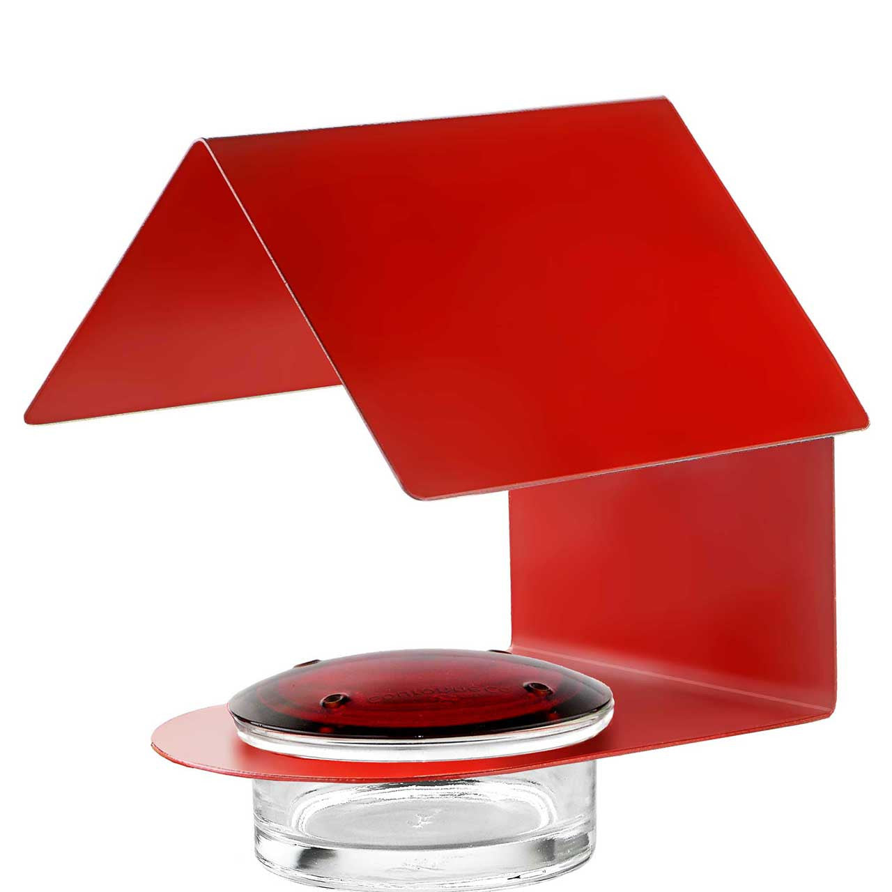 Couronne Co - Hummigbird Feeder Mosiac Bird Cottage with Roof