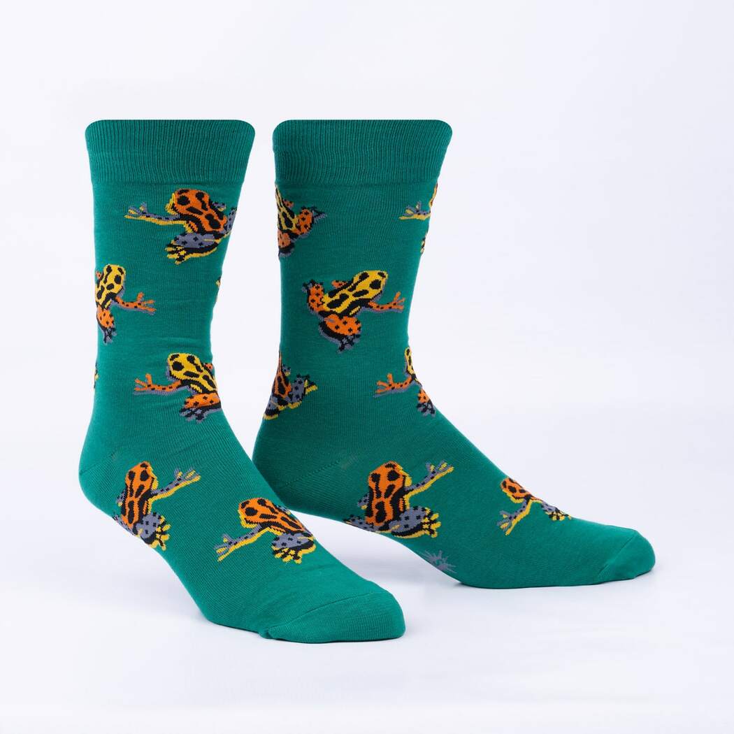 Sock It To Me - Crew Socks Poison Dart Frog