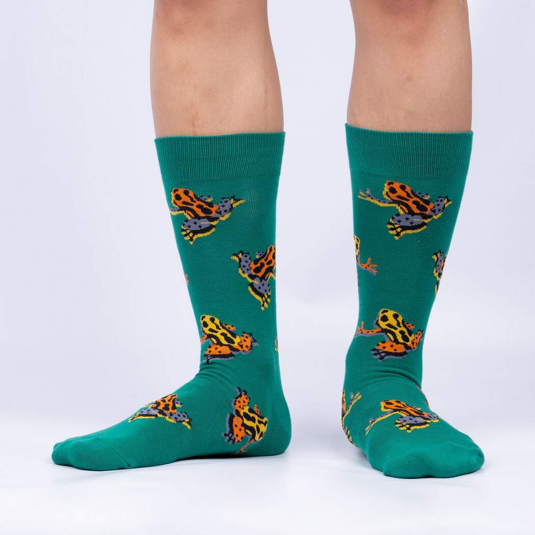 Sock It To Me - Crew Socks Poison Dart Frog