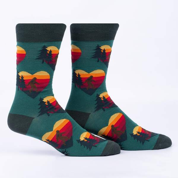 Sock It To Me - Bigfoot, Big Heart Crew Socks