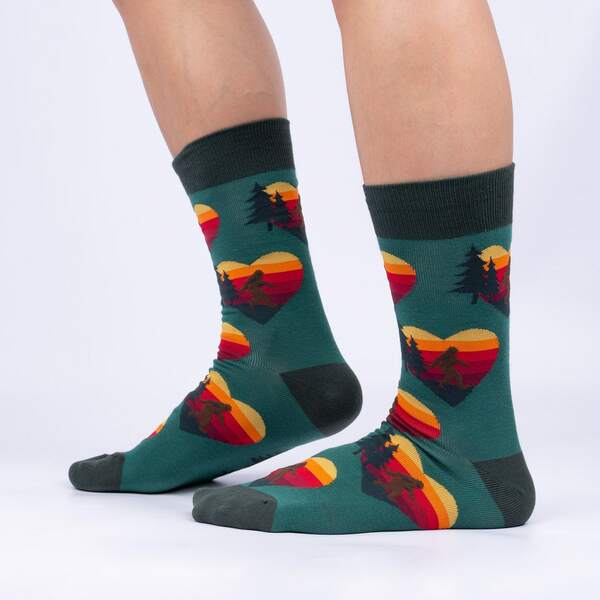 Sock It To Me - Bigfoot, Big Heart Crew Socks