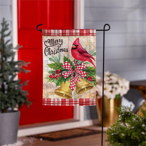 Evergreen Enterprises - Flag Christmas Bells Cardinal