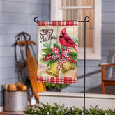 Evergreen Enterprises - Flag Christmas Bells Cardinal
