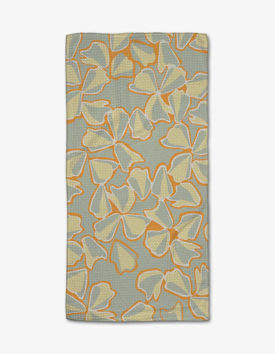 Geometry - Bar Towel Orange Petals