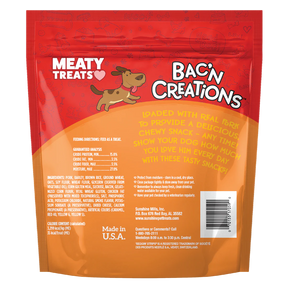 Meaty Treats - Bac'n Creations Bacon Flavor for Dogs