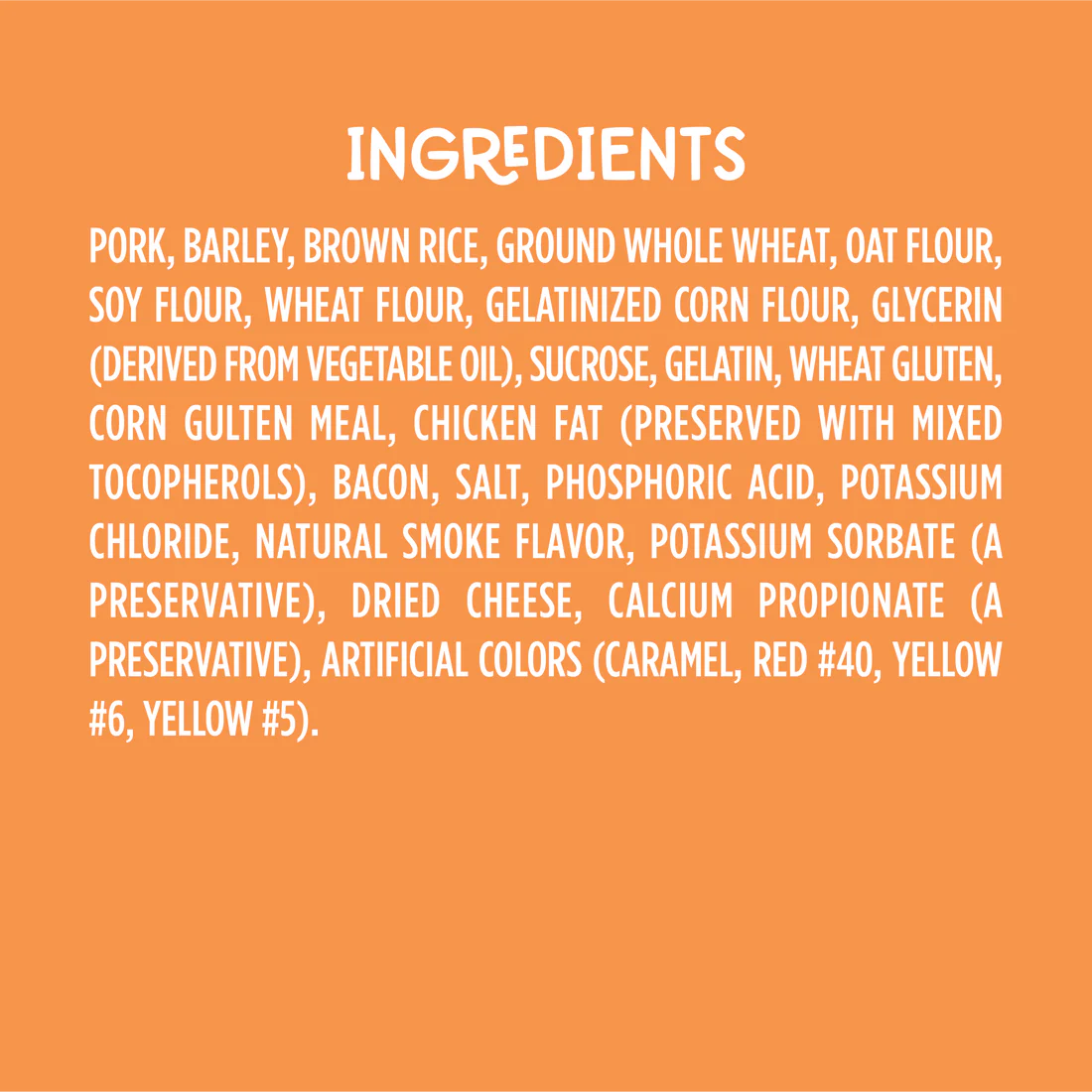 Meaty Treats - Bac'n Creations Bacon Flavor for Dogs