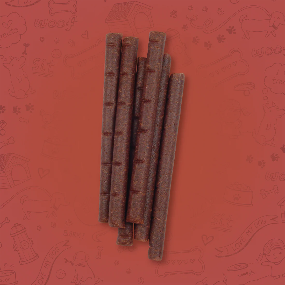 Meaty Treats - Jerky Sticks Beef & Pepperoni Flavor for Dogs