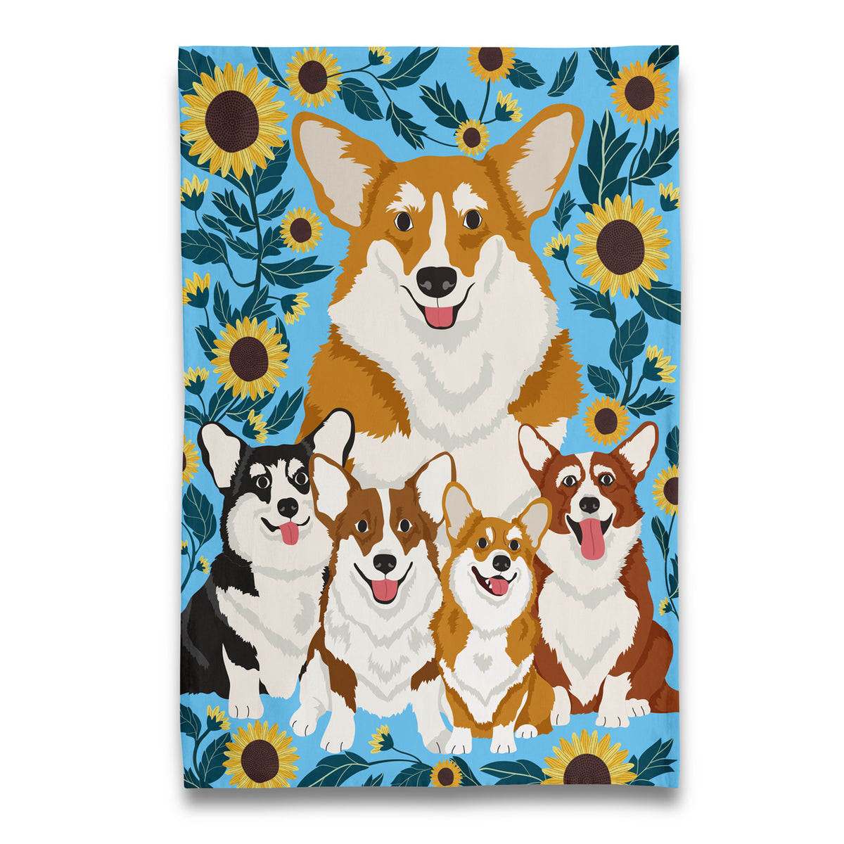 Naked Decor - Tea Towel Must Love Corgis