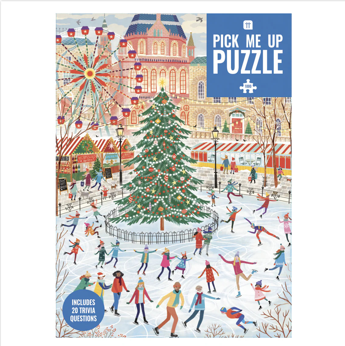 Puzzle Pick Me Up Ice Skating Christmas