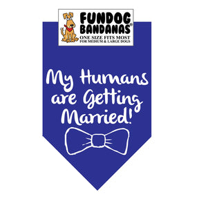 FunDog Bandanas - Dog Bandana My Humans Are Getting Married