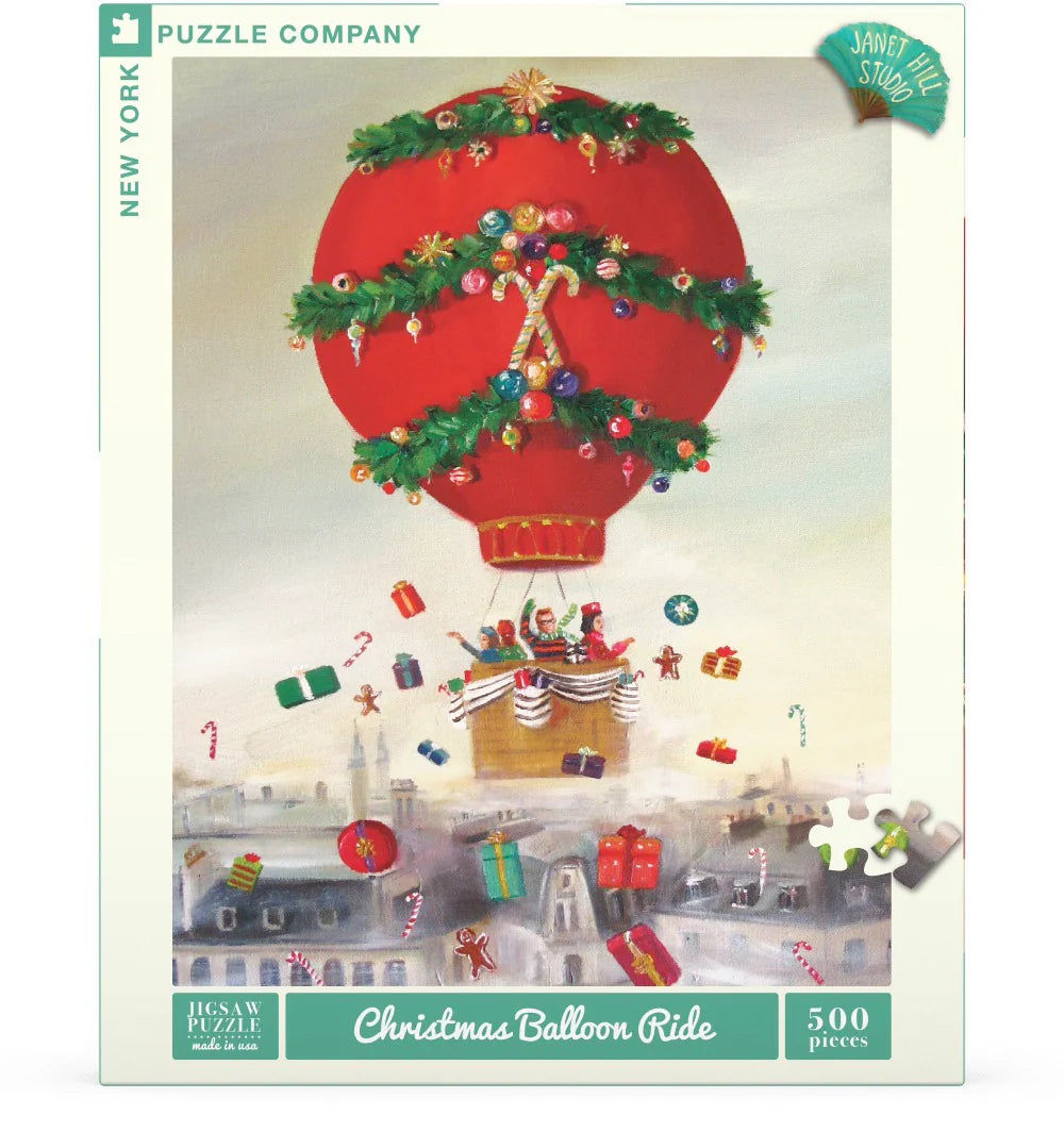 New York Puzzle Co. - Christmas Balloon Ride