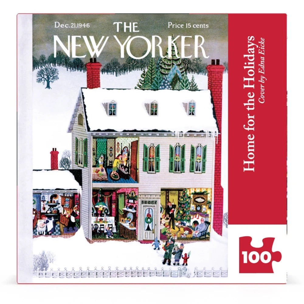 New York Puzzle Company - Puzzle Mini Home For The Holidays