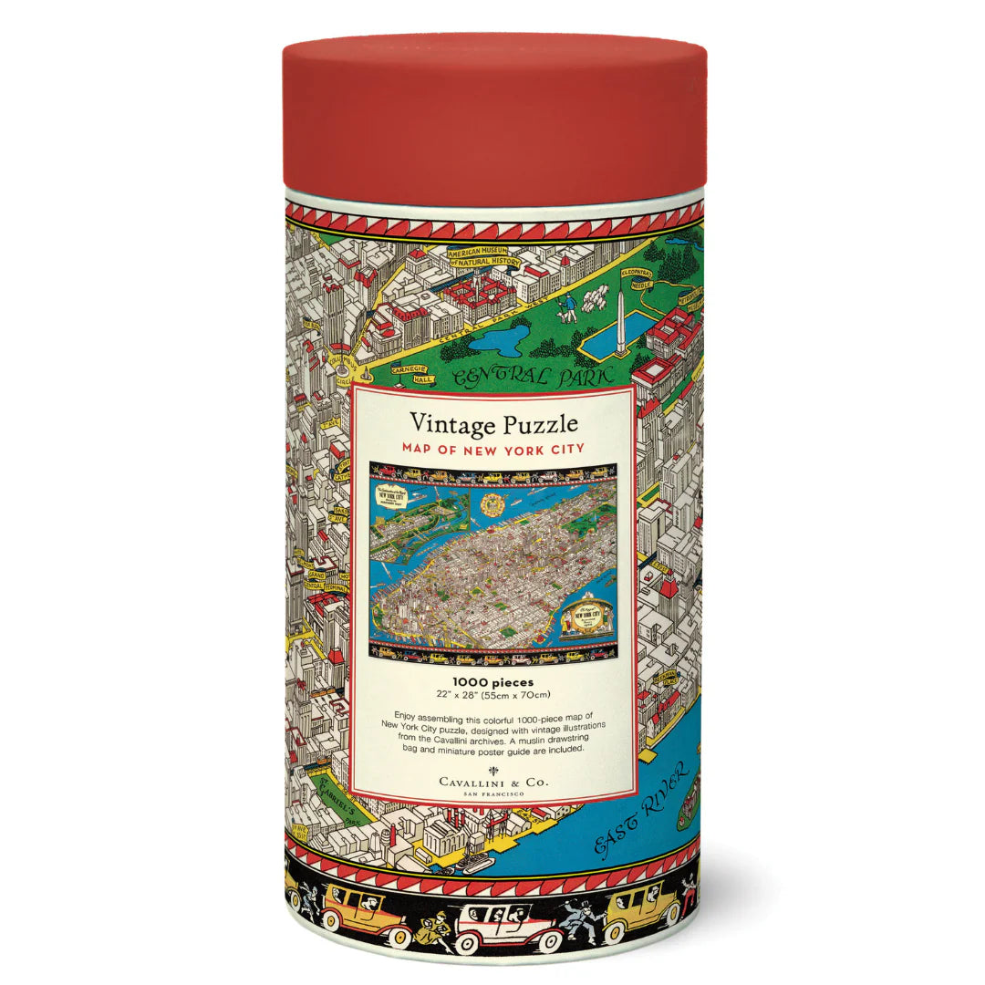 Cavallini & Co. - Puzzle Map of New York City