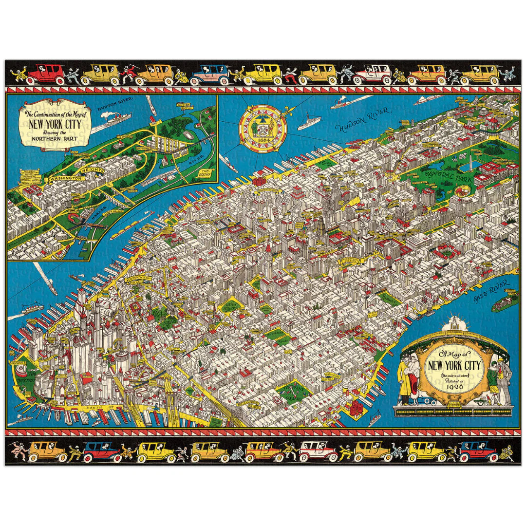 Cavallini & Co. - Puzzle Map of New York City