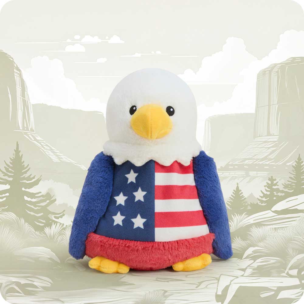 Warmies USA Themed Eagle