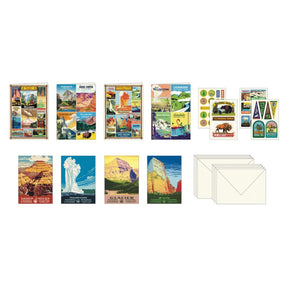 Cavallini Papers & Co - Stationery Set National Parks