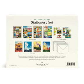 Cavallini Papers & Co - Stationery Set National Parks