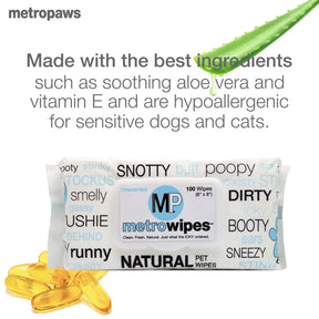 Metropaws - Metrowipes Natural Unscented