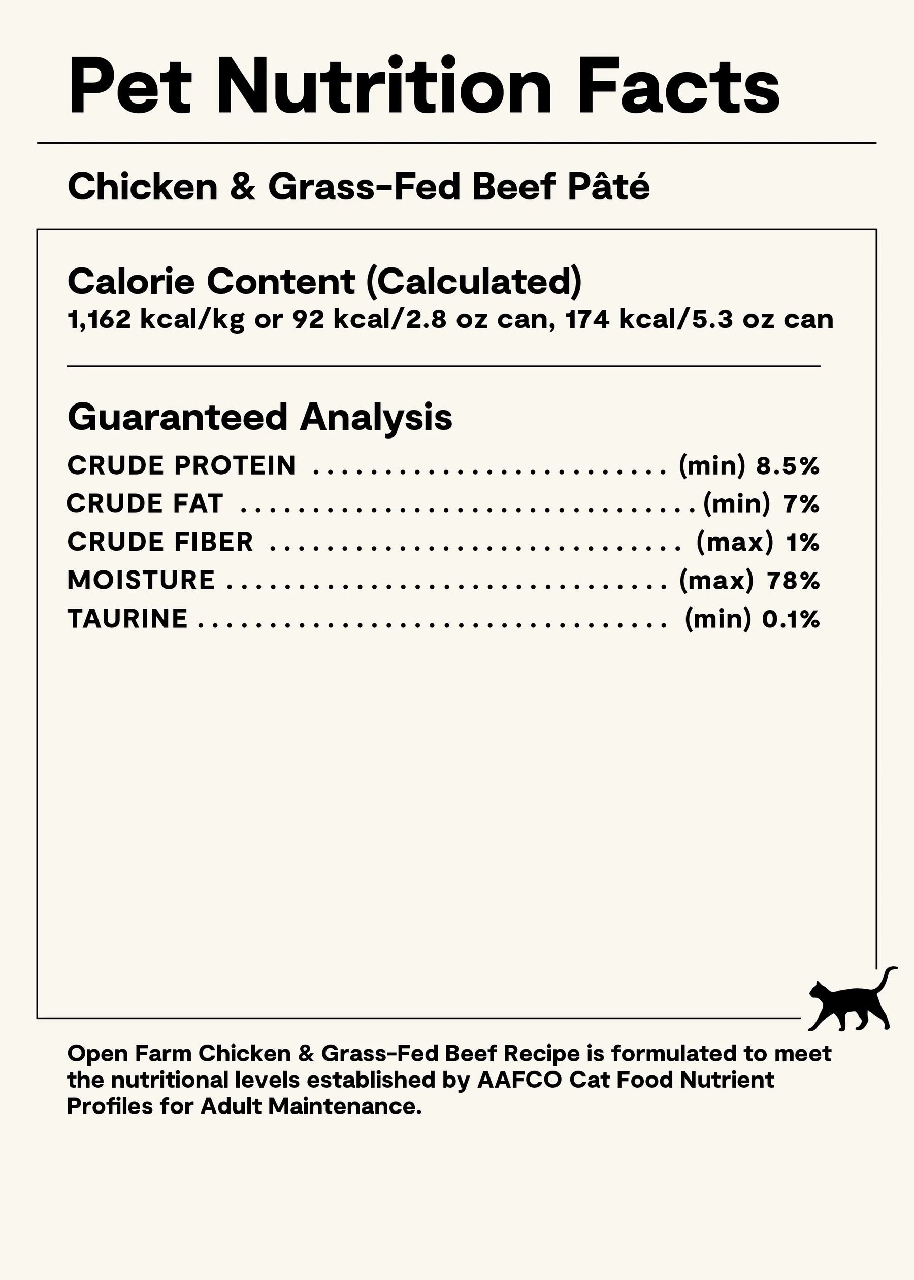 Open Farms - Chicken & Grass-Fed Beef Recipe Cat Can Food