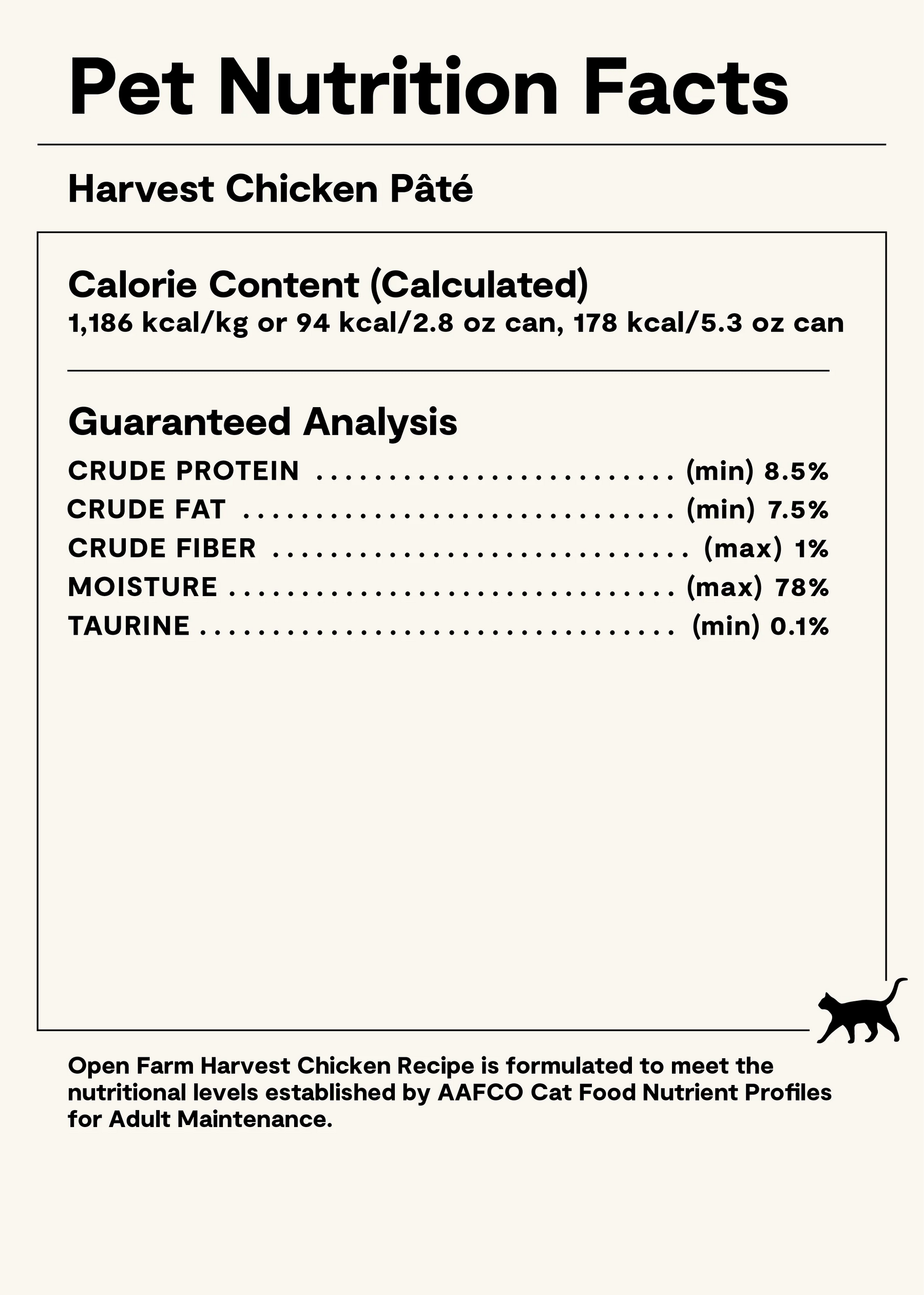 Open Farms - Chicken Pate Recipe Cat Can Food