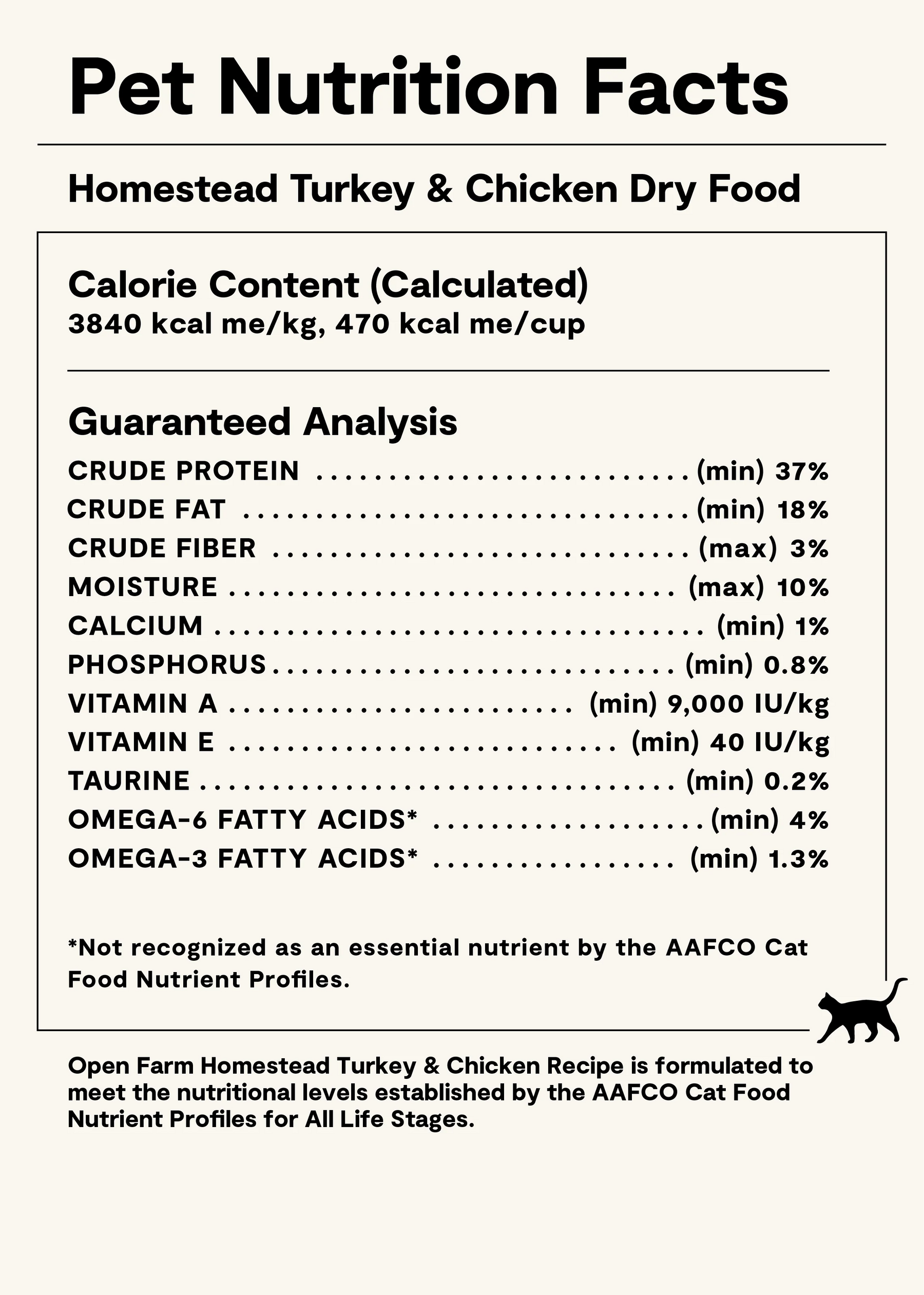 Open Farms - Homestead Turkey & Chicken Grain Free Cat Food