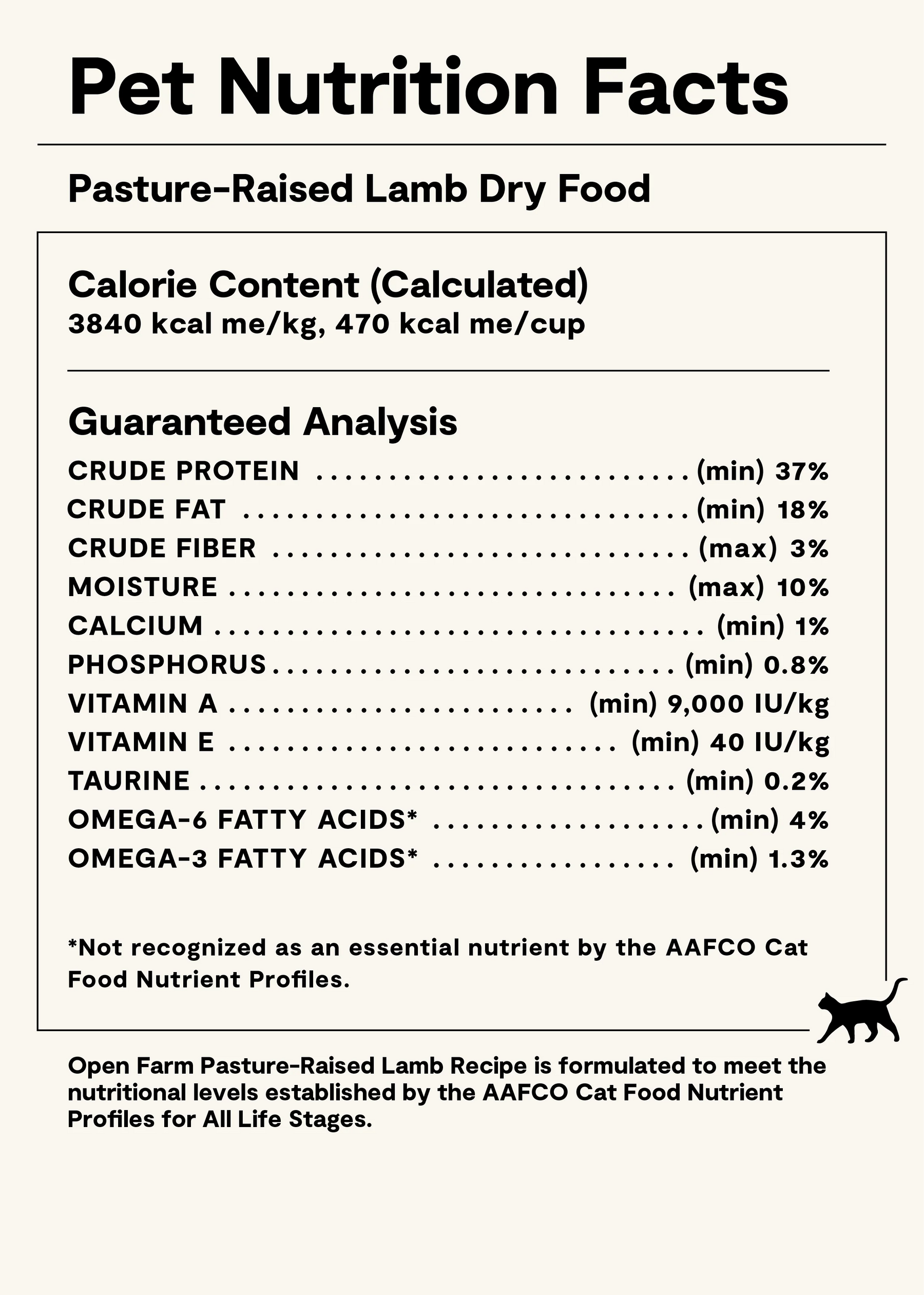Open Farms - Pasture Raised Lamb Grain free Cat Food