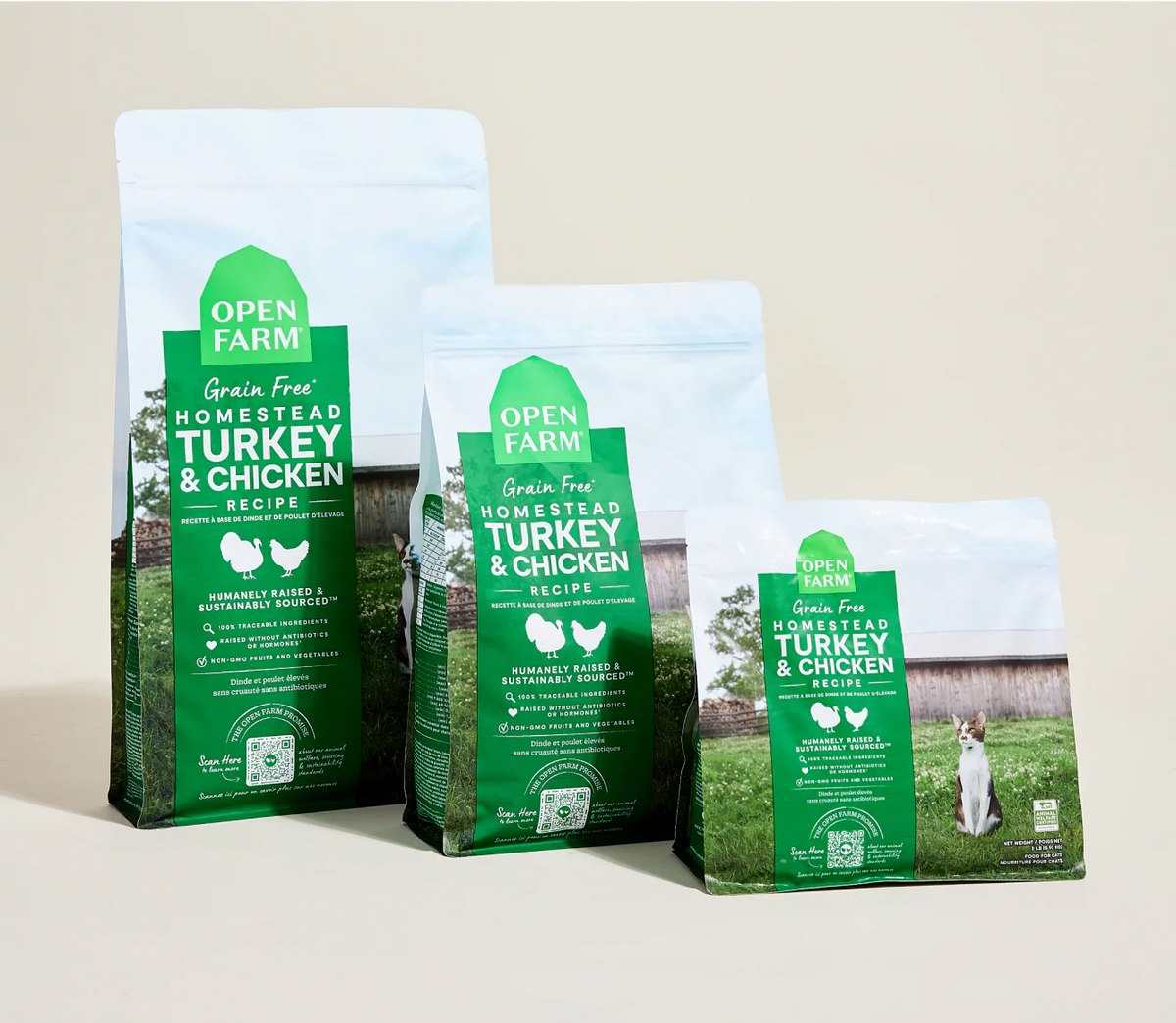 Open Farms - Homestead Turkey & Chicken Grain Free Cat Food
