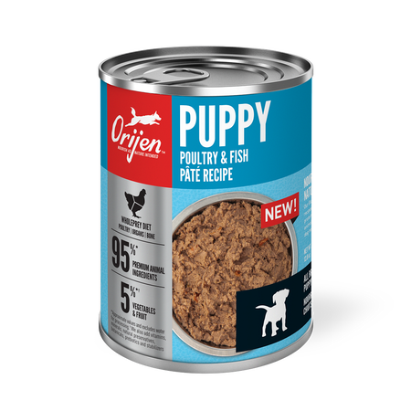 Champion Petfoods Orijen - All Breed, Puppy Poultry & Fish Pate Recipe, Wet Dog Food