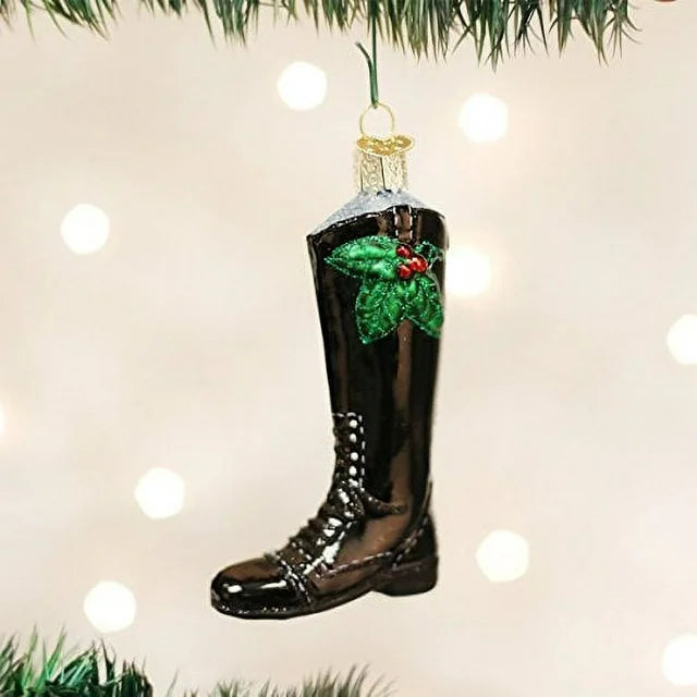 Old World Christmas - English Riding Boot Ornament