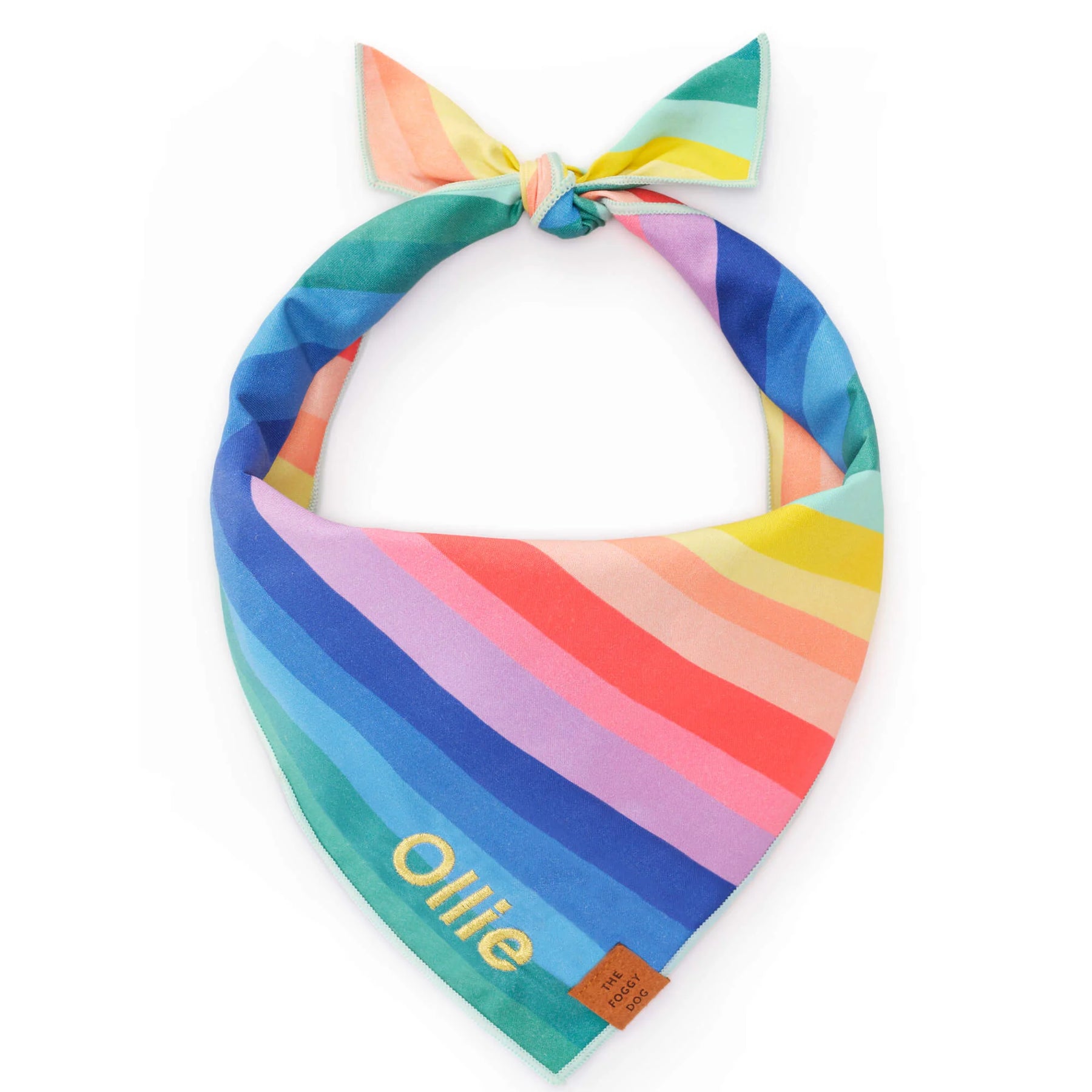The Foggy Dog - Bandana Dog Over The Rainbow