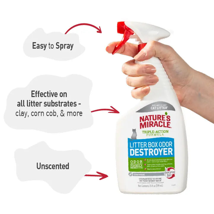 Natures Miracle Litter Box Odor Destroyer Spray