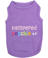 Parisian Pet - Dog T-Shirt Pampered Poochie