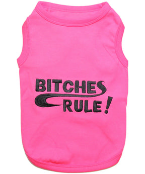 Parisian Pet - Dog T-Shirt Bitches Rule