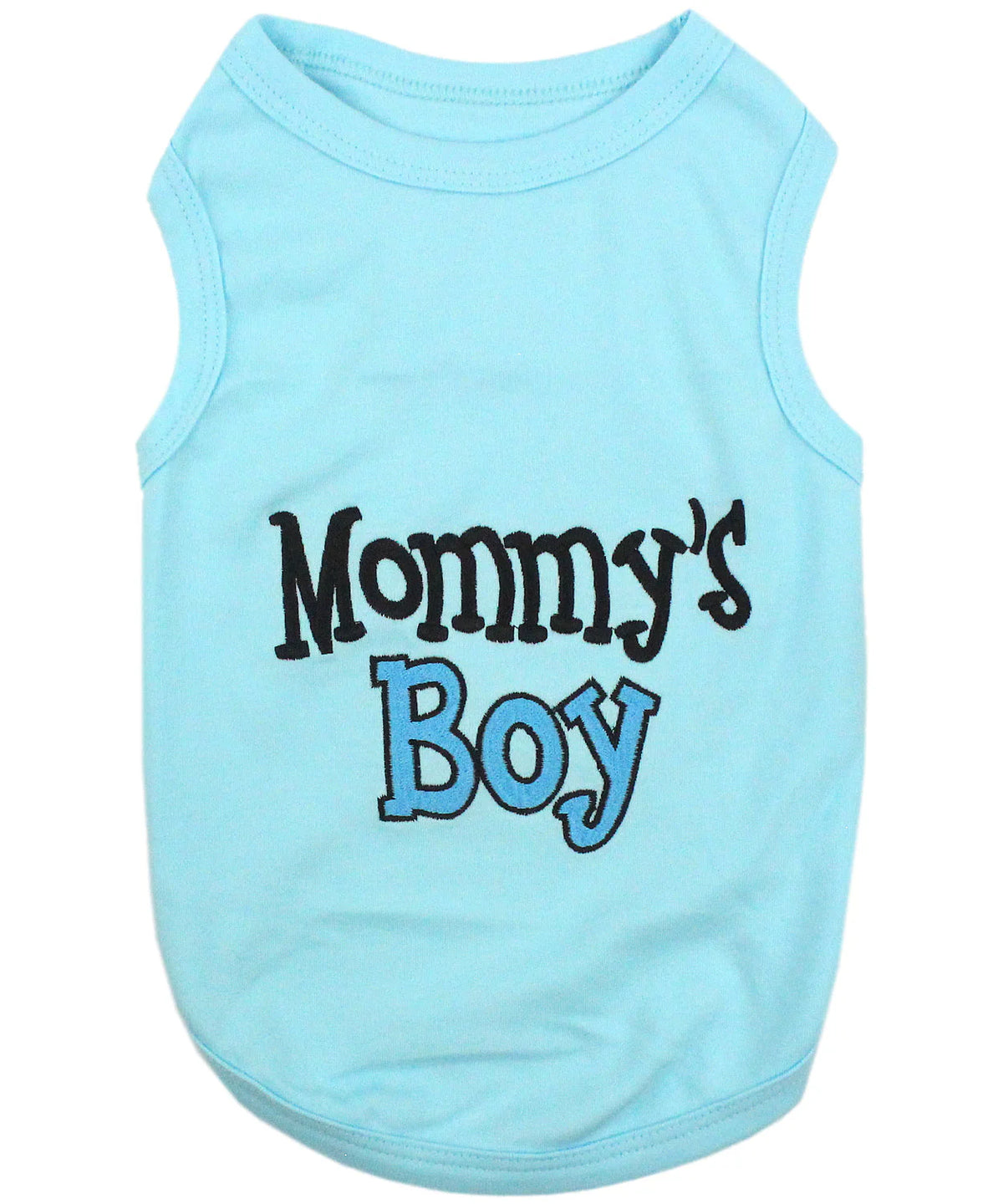 Parisian Pet - Dog T-Shirt "Mommy's Boy" - Blue