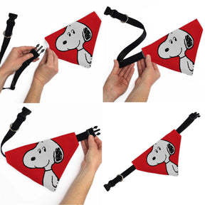 Buckle Down - Pet Bandana Peanuts Snoopy Smiling