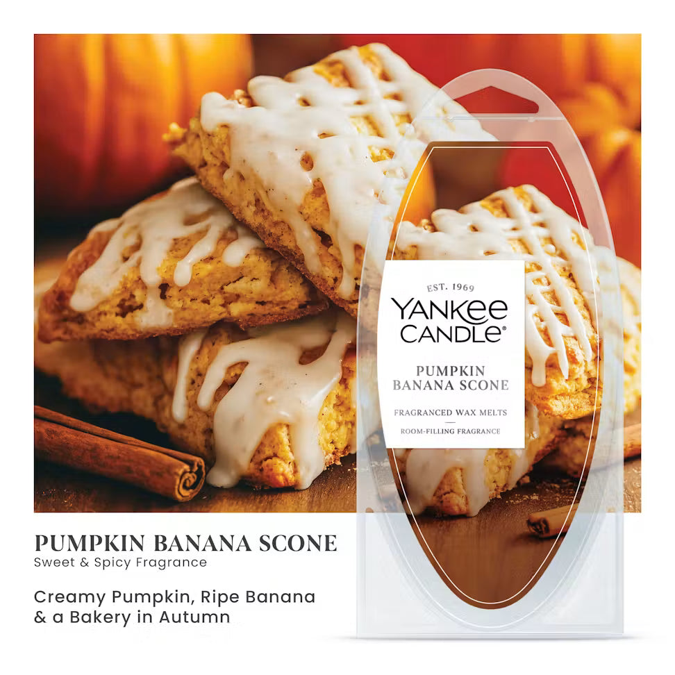 Yankee Candle - Wax Melt Pumpkin Banana Scone