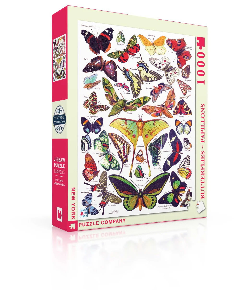 New York Puzzle Co. - Butterflies Papillions