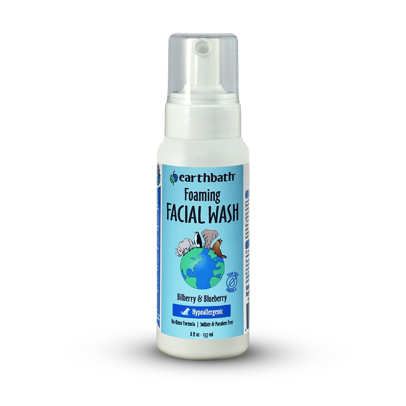 Foaming Facial Wash Bilberry & Blueberry-No Rinse Needed