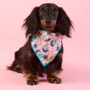The Foggy Dog - Bandana Dog Printfresh X TFD Champange & Caviar