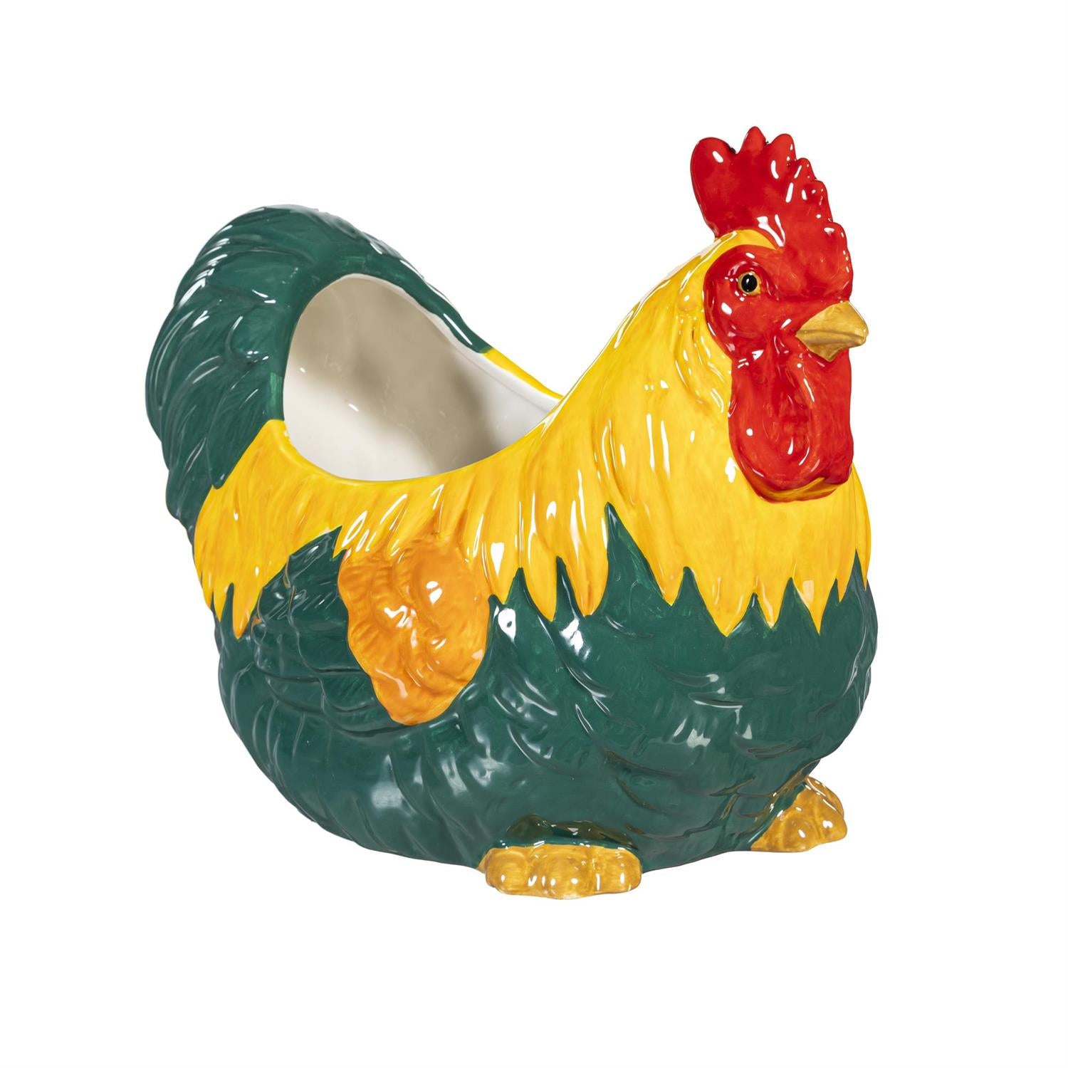 Evergreen Enterprises - Planter Colorful Rooster