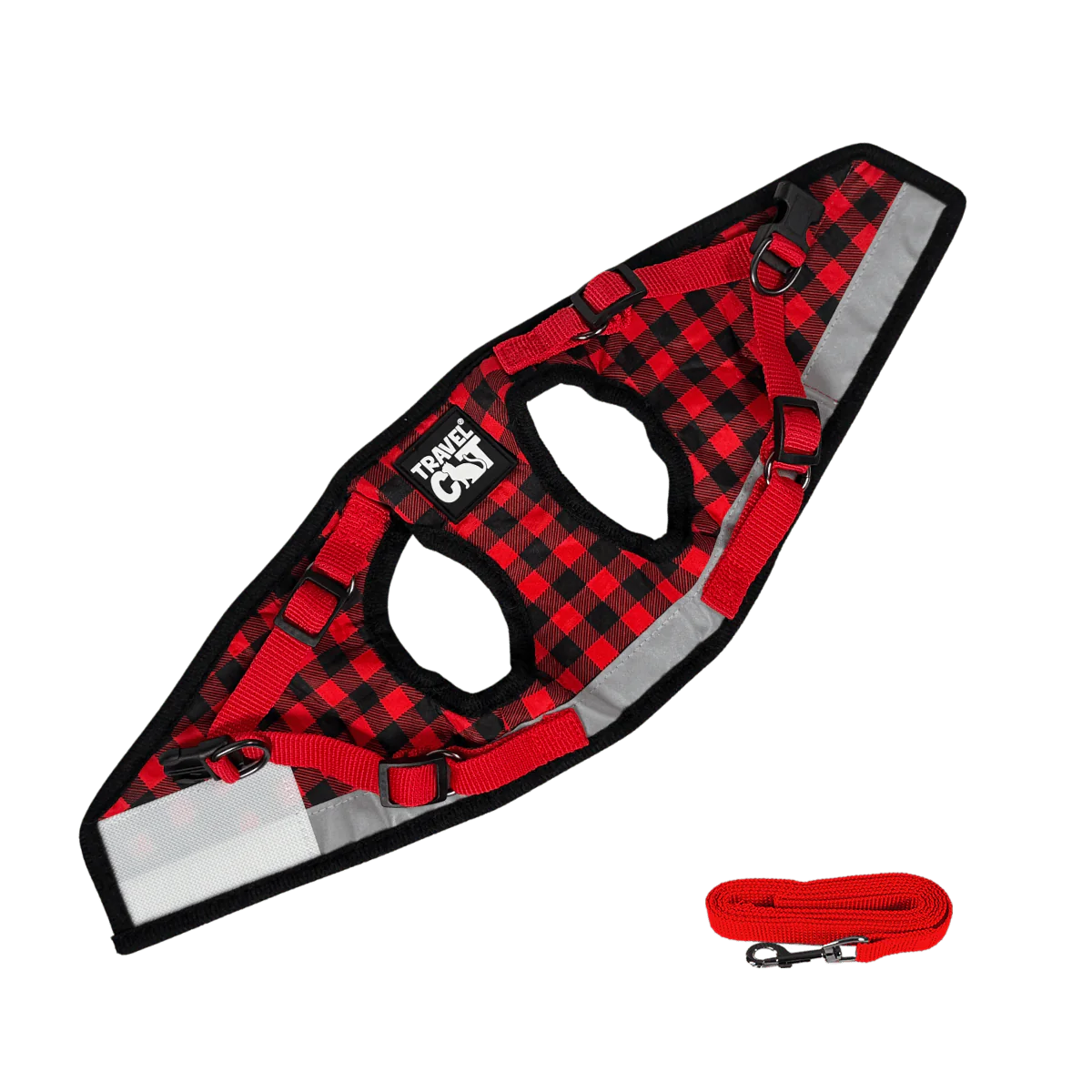 Harness & Leash Set - "Buffalo Plaid"