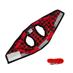 Harness & Leash Set - "Buffalo Plaid"