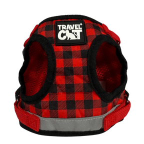 Travel Cat - Harness - "The Pawsitively Plaid" Buffalo Plaid