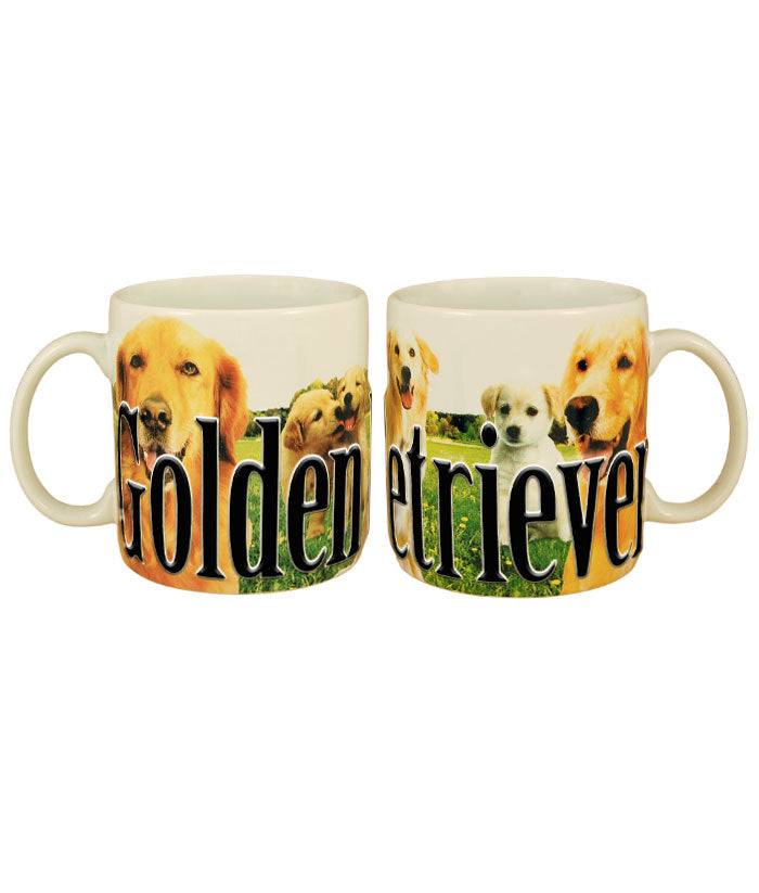 Golden Retriever Color Relief Mug
