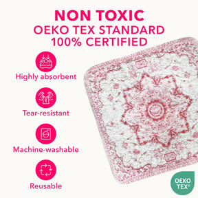 Pupiboo - Pink Medallion Washable Pee