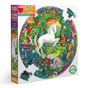 eeBoo - Unicorn Garden 500 Piece Puzzle
